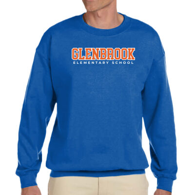 Glenbrook Adult Fleece Crewneck (Blue) Thumbnail