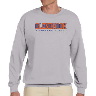 Glenbrook Adult Fleece Crewneck (Grey) Thumbnail