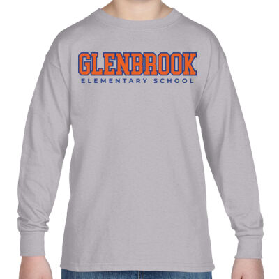 Glenbrook Youth Long-Sleeve T-Shirt (Grey) Thumbnail